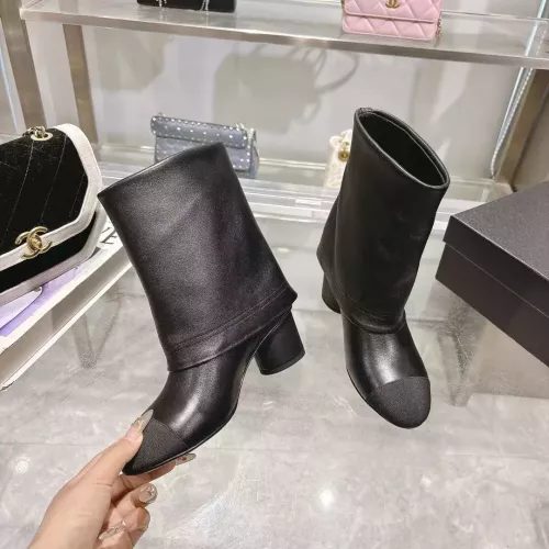 Cheap Chanel Boots For Women #1374085 Replica Wholesale [$132.00 USD] [ITEM#1374085] on Replica Chanel Boots