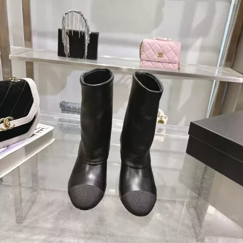 Cheap Chanel Boots For Women #1374085 Replica Wholesale [$132.00 USD] [ITEM#1374085] on Replica Chanel Boots