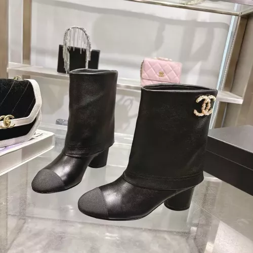 Cheap Chanel Boots For Women #1374085 Replica Wholesale [$132.00 USD] [ITEM#1374085] on Replica Chanel Boots