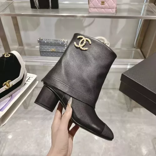 Cheap Chanel Boots For Women #1374085 Replica Wholesale [$132.00 USD] [ITEM#1374085] on Replica Chanel Boots
