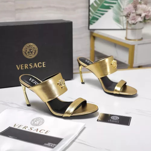 Cheap Versace Sandal For Women #1374127 Replica Wholesale [$112.00 USD] [ITEM#1374127] on Replica Versace Sandal
