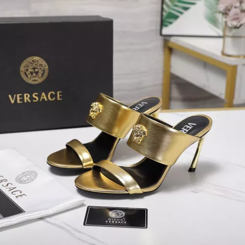 Cheap Versace Sandal For Women #1374127 Replica Wholesale [$112.00 USD] [ITEM#1374127] on Replica Versace Sandal