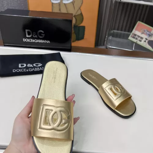 Cheap Dolce &amp; Gabbana D&amp;G Slippers For Women #1374154 Replica Wholesale [$85.00 USD] [ITEM#1374154] on Replica Dolce &amp; Gabbana D&amp;G Slippers