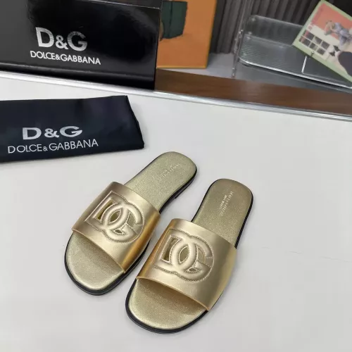 Cheap Dolce &amp; Gabbana D&amp;G Slippers For Women #1374154 Replica Wholesale [$85.00 USD] [ITEM#1374154] on Replica Dolce &amp; Gabbana D&amp;G Slippers