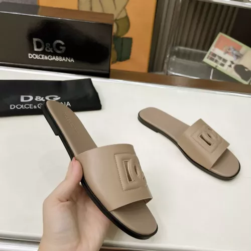 Cheap Dolce &amp; Gabbana D&amp;G Slippers For Women #1374155 Replica Wholesale [$85.00 USD] [ITEM#1374155] on Replica Dolce &amp; Gabbana D&amp;G Slippers