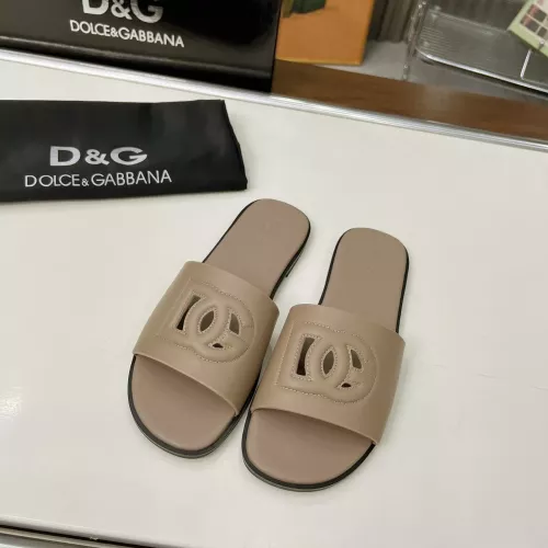 Cheap Dolce &amp; Gabbana D&amp;G Slippers For Women #1374155 Replica Wholesale [$85.00 USD] [ITEM#1374155] on Replica Dolce &amp; Gabbana D&amp;G Slippers