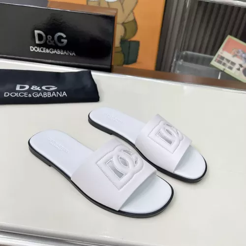 Cheap Dolce &amp; Gabbana D&amp;G Slippers For Women #1374156 Replica Wholesale [$85.00 USD] [ITEM#1374156] on Replica Dolce &amp; Gabbana D&amp;G Slippers