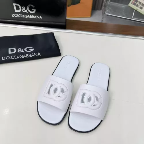 Cheap Dolce &amp; Gabbana D&amp;G Slippers For Women #1374156 Replica Wholesale [$85.00 USD] [ITEM#1374156] on Replica Dolce &amp; Gabbana D&amp;G Slippers