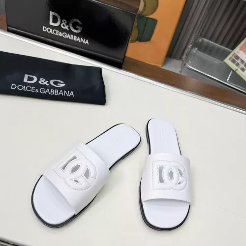 Cheap Dolce &amp; Gabbana D&amp;G Slippers For Women #1374156 Replica Wholesale [$85.00 USD] [ITEM#1374156] on Replica Dolce &amp; Gabbana D&amp;G Slippers