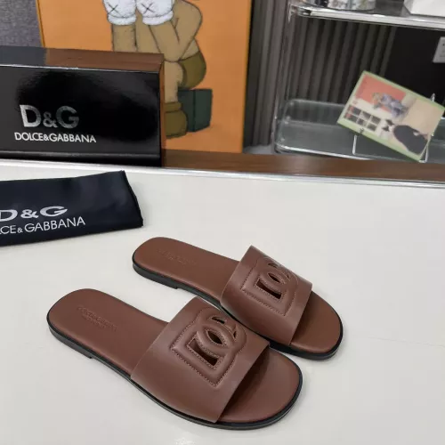 Cheap Dolce &amp; Gabbana D&amp;G Slippers For Women #1374157 Replica Wholesale [$85.00 USD] [ITEM#1374157] on Replica Dolce &amp; Gabbana D&amp;G Slippers