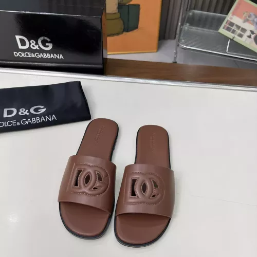 Cheap Dolce &amp; Gabbana D&amp;G Slippers For Women #1374157 Replica Wholesale [$85.00 USD] [ITEM#1374157] on Replica Dolce &amp; Gabbana D&amp;G Slippers