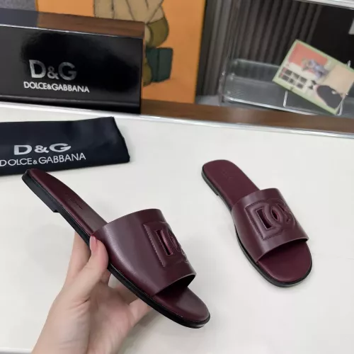 Cheap Dolce &amp; Gabbana D&amp;G Slippers For Women #1374158 Replica Wholesale [$85.00 USD] [ITEM#1374158] on Replica Dolce &amp; Gabbana D&amp;G Slippers