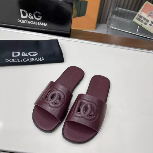 Cheap Dolce &amp; Gabbana D&amp;G Slippers For Women #1374158 Replica Wholesale [$85.00 USD] [ITEM#1374158] on Replica Dolce &amp; Gabbana D&amp;G Slippers