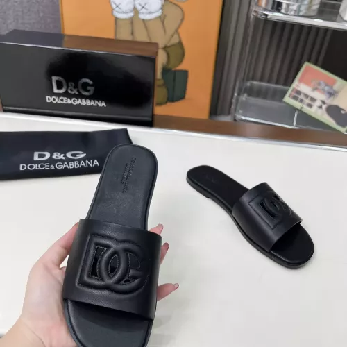 Cheap Dolce &amp; Gabbana D&amp;G Slippers For Women #1374159 Replica Wholesale [$85.00 USD] [ITEM#1374159] on Replica Dolce &amp; Gabbana D&amp;G Slippers