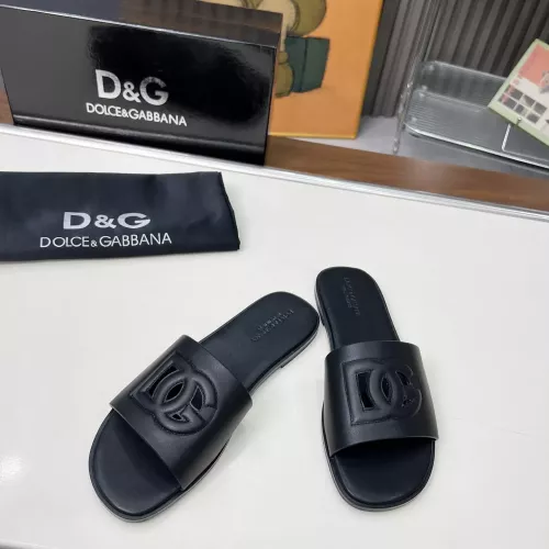 Cheap Dolce &amp; Gabbana D&amp;G Slippers For Women #1374159 Replica Wholesale [$85.00 USD] [ITEM#1374159] on Replica Dolce &amp; Gabbana D&amp;G Slippers