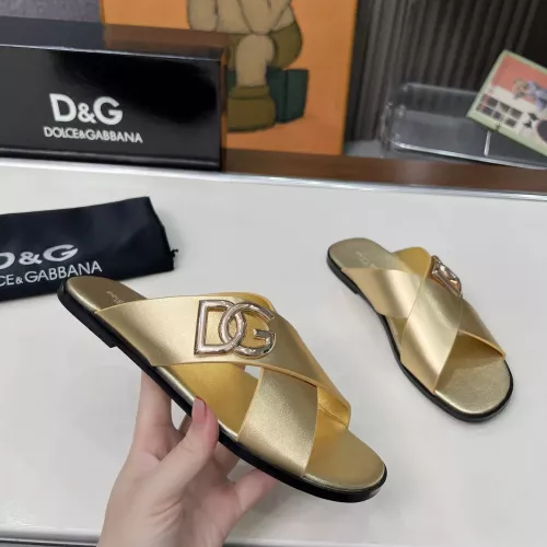 Cheap Dolce &amp; Gabbana D&amp;G Slippers For Women #1374160 Replica Wholesale [$88.00 USD] [ITEM#1374160] on Replica Dolce &amp; Gabbana D&amp;G Slippers