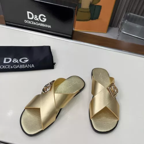 Cheap Dolce &amp; Gabbana D&amp;G Slippers For Women #1374160 Replica Wholesale [$88.00 USD] [ITEM#1374160] on Replica Dolce &amp; Gabbana D&amp;G Slippers