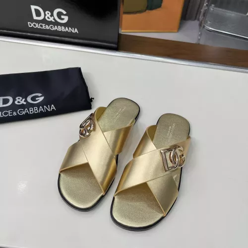 Cheap Dolce &amp; Gabbana D&amp;G Slippers For Women #1374160 Replica Wholesale [$88.00 USD] [ITEM#1374160] on Replica Dolce &amp; Gabbana D&amp;G Slippers