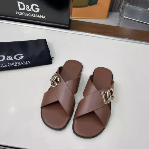 Cheap Dolce &amp; Gabbana D&amp;G Slippers For Women #1374163 Replica Wholesale [$88.00 USD] [ITEM#1374163] on Replica Dolce &amp; Gabbana D&amp;G Slippers