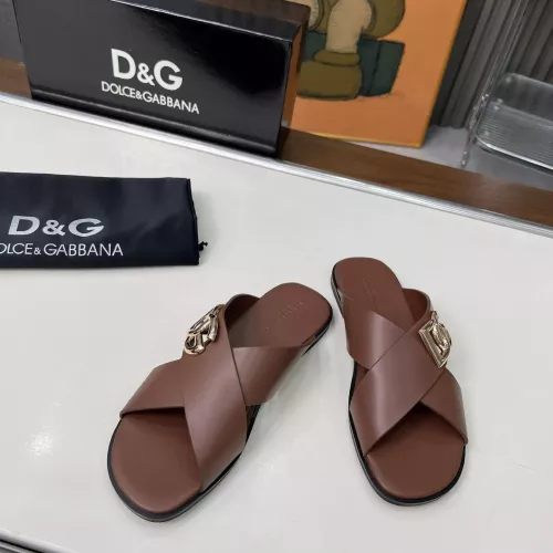 Cheap Dolce &amp; Gabbana D&amp;G Slippers For Women #1374163 Replica Wholesale [$88.00 USD] [ITEM#1374163] on Replica Dolce &amp; Gabbana D&amp;G Slippers