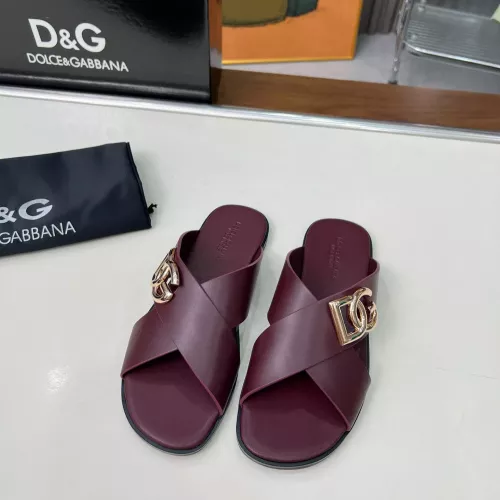 Cheap Dolce &amp; Gabbana D&amp;G Slippers For Women #1374164 Replica Wholesale [$88.00 USD] [ITEM#1374164] on Replica Dolce &amp; Gabbana D&amp;G Slippers
