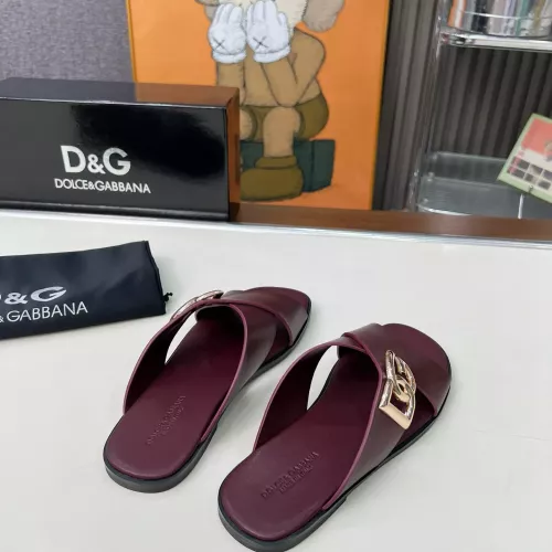 Cheap Dolce &amp; Gabbana D&amp;G Slippers For Women #1374164 Replica Wholesale [$88.00 USD] [ITEM#1374164] on Replica Dolce &amp; Gabbana D&amp;G Slippers