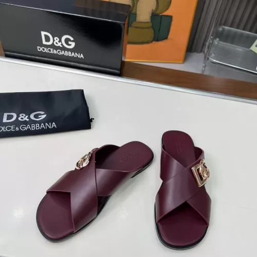 Cheap Dolce &amp; Gabbana D&amp;G Slippers For Women #1374164 Replica Wholesale [$88.00 USD] [ITEM#1374164] on Replica Dolce &amp; Gabbana D&amp;G Slippers