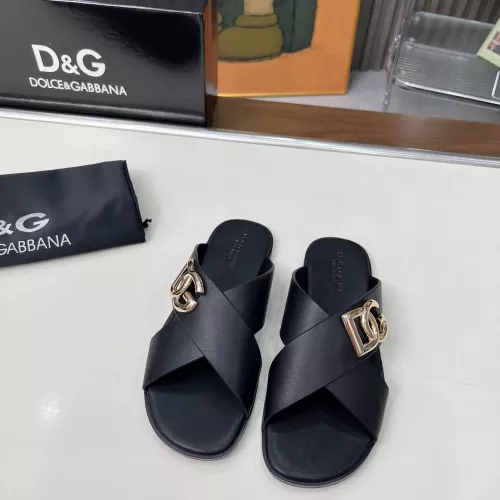Cheap Dolce &amp; Gabbana D&amp;G Slippers For Women #1374165 Replica Wholesale [$88.00 USD] [ITEM#1374165] on Replica Dolce &amp; Gabbana D&amp;G Slippers
