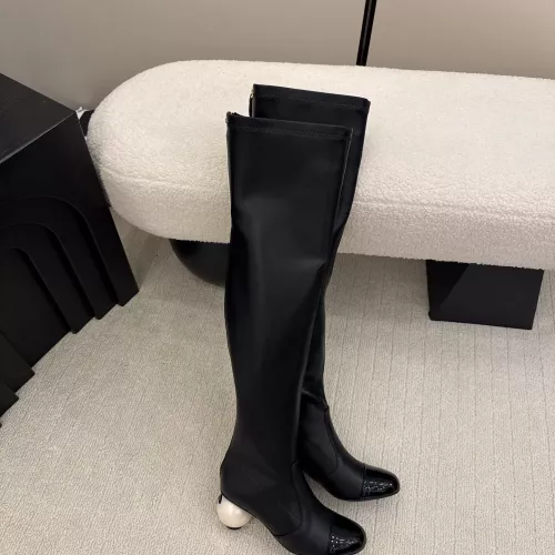 Cheap Chanel Boots For Women #1374170 Replica Wholesale [$165.00 USD] [ITEM#1374170] on Replica Chanel Boots
