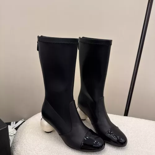Cheap Chanel Boots For Women #1374173 Replica Wholesale [$130.00 USD] [ITEM#1374173] on Replica Chanel Boots