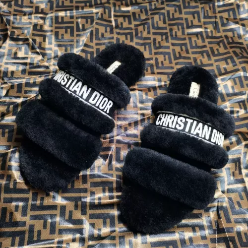 Cheap Christian Dior Slippers For Women #1374187 Replica Wholesale [$92.00 USD] [ITEM#1374187] on Replica Christian Dior Slippers