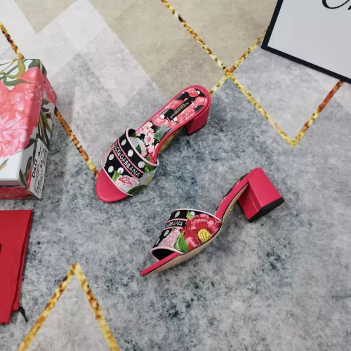 Cheap Dolce &amp; Gabbana D&amp;G Slippers For Women #1374248 Replica Wholesale [$125.00 USD] [ITEM#1374248] on Replica Dolce &amp; Gabbana D&amp;G Slippers