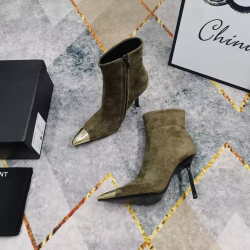 Cheap Yves Saint Laurent YSL Boots For Women #1374251 Replica Wholesale [$145.00 USD] [ITEM#1374251] on Replica Yves Saint Laurent YSL Boots