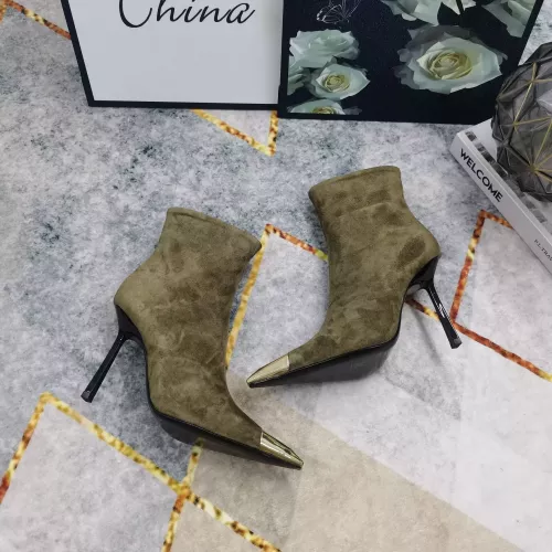 Cheap Yves Saint Laurent YSL Boots For Women #1374251 Replica Wholesale [$145.00 USD] [ITEM#1374251] on Replica Yves Saint Laurent YSL Boots