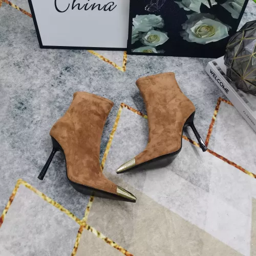 Cheap Yves Saint Laurent YSL Boots For Women #1374252 Replica Wholesale [$145.00 USD] [ITEM#1374252] on Replica Yves Saint Laurent YSL Boots