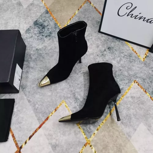 Cheap Yves Saint Laurent YSL Boots For Women #1374253 Replica Wholesale [$145.00 USD] [ITEM#1374253] on Replica Yves Saint Laurent YSL Boots