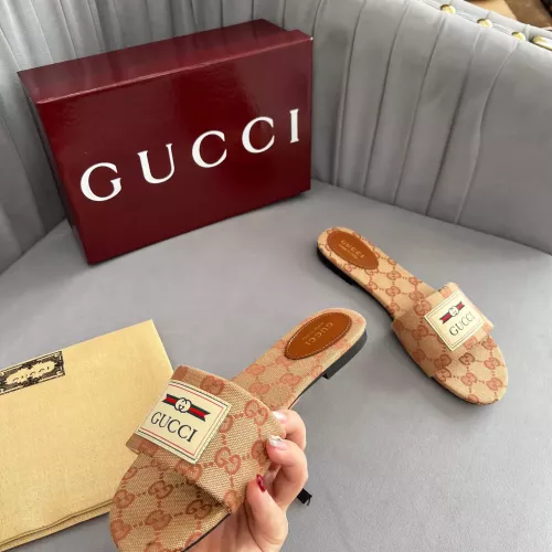 Cheap Gucci Slippers For Women #1374266 Replica Wholesale [$82.00 USD] [ITEM#1374266] on Replica Gucci Slippers