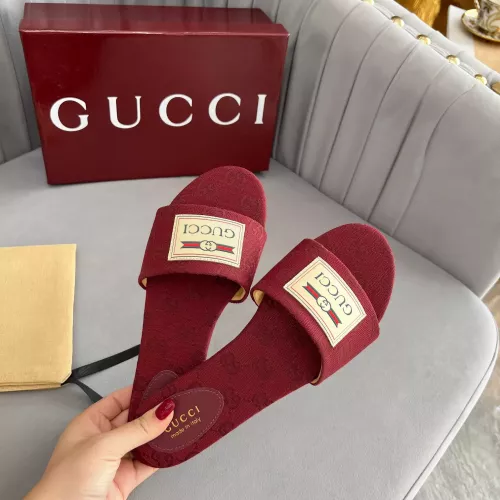 Cheap Gucci Slippers For Women #1374267 Replica Wholesale [$82.00 USD] [ITEM#1374267] on Replica Gucci Slippers