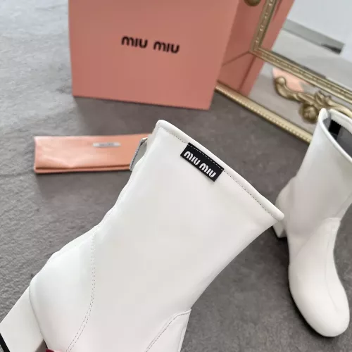 Cheap MIU MIU Boots For Women #1374297 Replica Wholesale [$100.00 USD] [ITEM#1374297] on Replica MIU MIU Boots