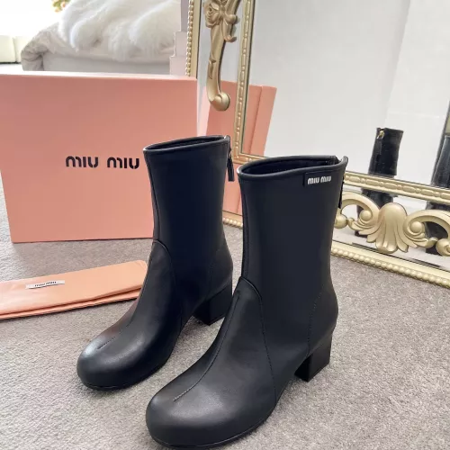Cheap MIU MIU Boots For Women #1374299 Replica Wholesale [$100.00 USD] [ITEM#1374299] on Replica MIU MIU Boots