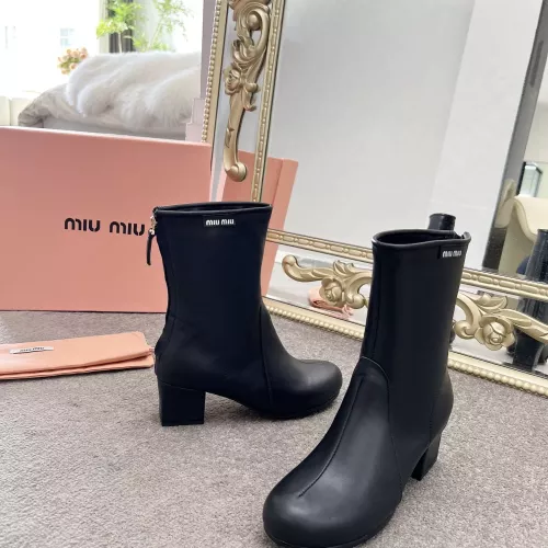 Cheap MIU MIU Boots For Women #1374299 Replica Wholesale [$100.00 USD] [ITEM#1374299] on Replica MIU MIU Boots