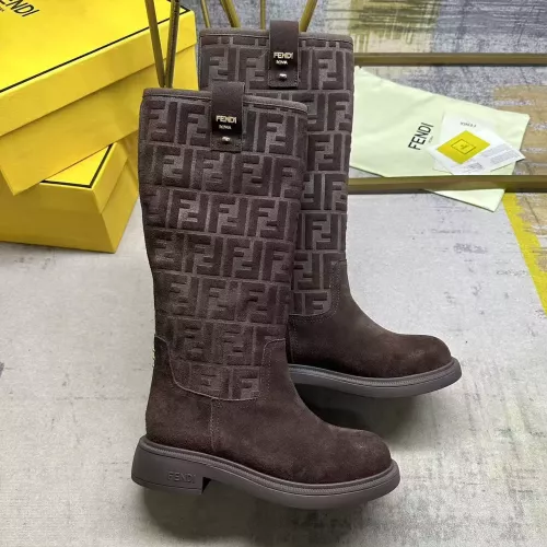 Cheap Fendi Fashion Boots For Women #1374300 Replica Wholesale [$125.00 USD] [ITEM#1374300] on Replica Fendi Fashion Boots