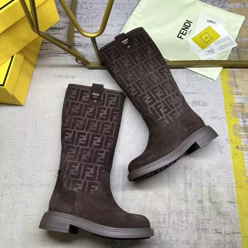 Cheap Fendi Fashion Boots For Women #1374300 Replica Wholesale [$125.00 USD] [ITEM#1374300] on Replica Fendi Fashion Boots