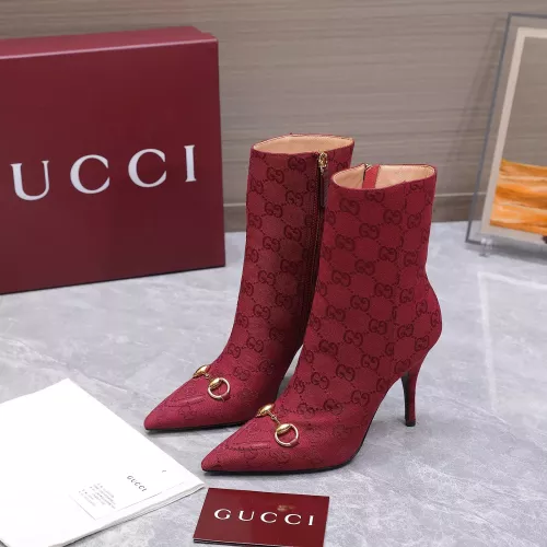 Cheap Gucci Boots For Women #1374315 Replica Wholesale [$135.00 USD] [ITEM#1374315] on Replica Gucci Boots