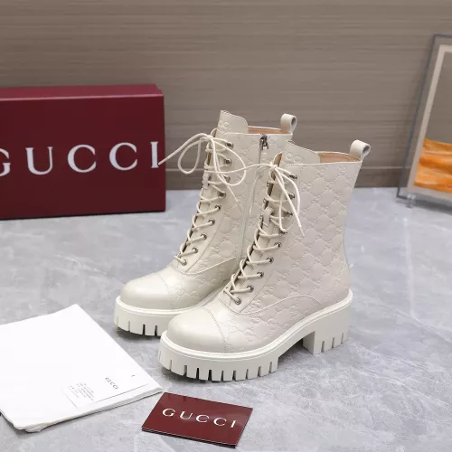 Cheap Gucci Boots For Women #1374319 Replica Wholesale [$155.00 USD] [ITEM#1374319] on Replica Gucci Boots