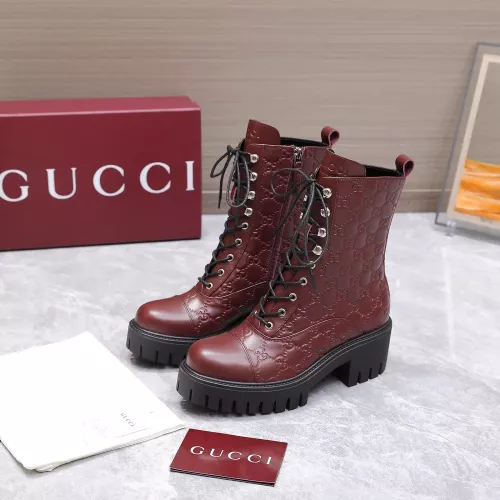Cheap Gucci Boots For Women #1374320 Replica Wholesale [$155.00 USD] [ITEM#1374320] on Replica Gucci Boots