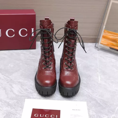 Cheap Gucci Boots For Women #1374320 Replica Wholesale [$155.00 USD] [ITEM#1374320] on Replica Gucci Boots