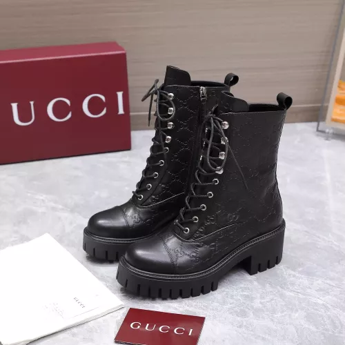 Cheap Gucci Boots For Women #1374322 Replica Wholesale [$155.00 USD] [ITEM#1374322] on Replica Gucci Boots