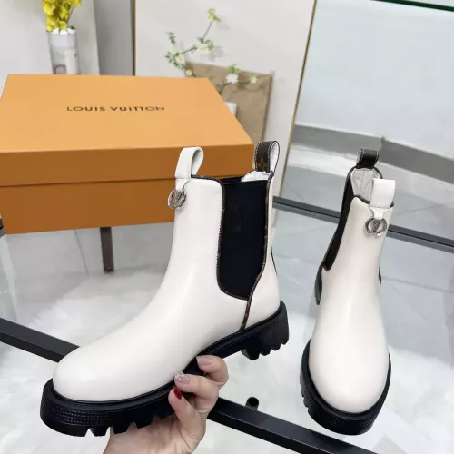 Cheap Louis Vuitton Boots For Women #1374323 Replica Wholesale [$98.00 USD] [ITEM#1374323] on Replica Louis Vuitton Boots