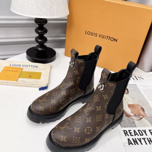 Cheap Louis Vuitton Boots For Women #1374324 Replica Wholesale [$98.00 USD] [ITEM#1374324] on Replica Louis Vuitton Boots